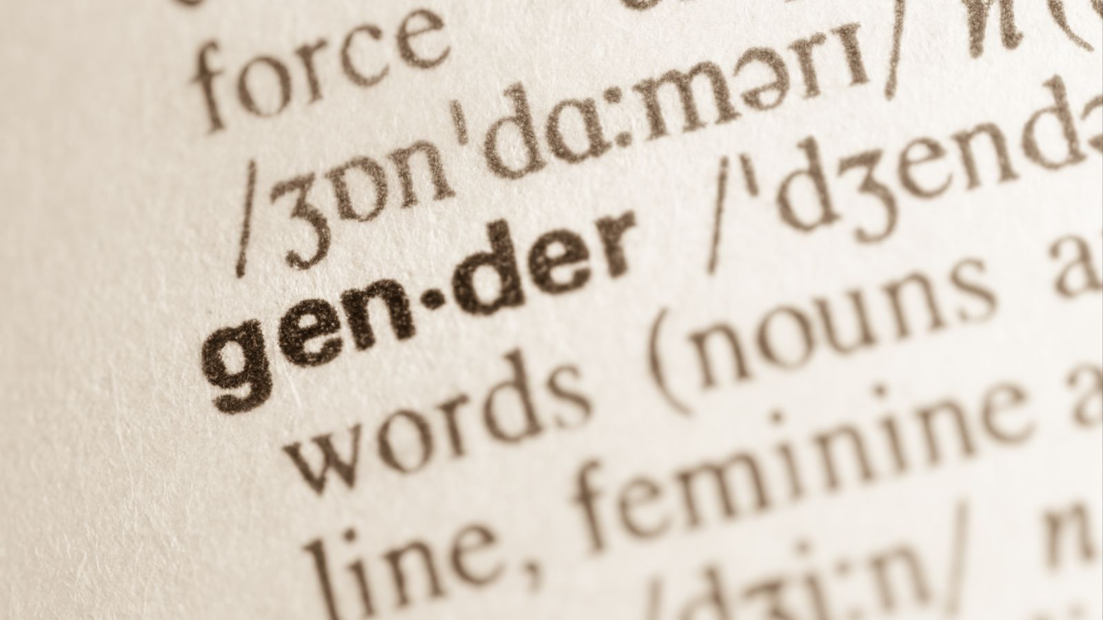 Definition des Wortes Gender im Wörterbuch.